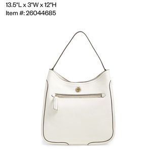Tory Burch Frances ivory shoulder bag